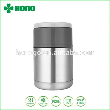 Double wall stainless steel vacuum insulated thermos food jar