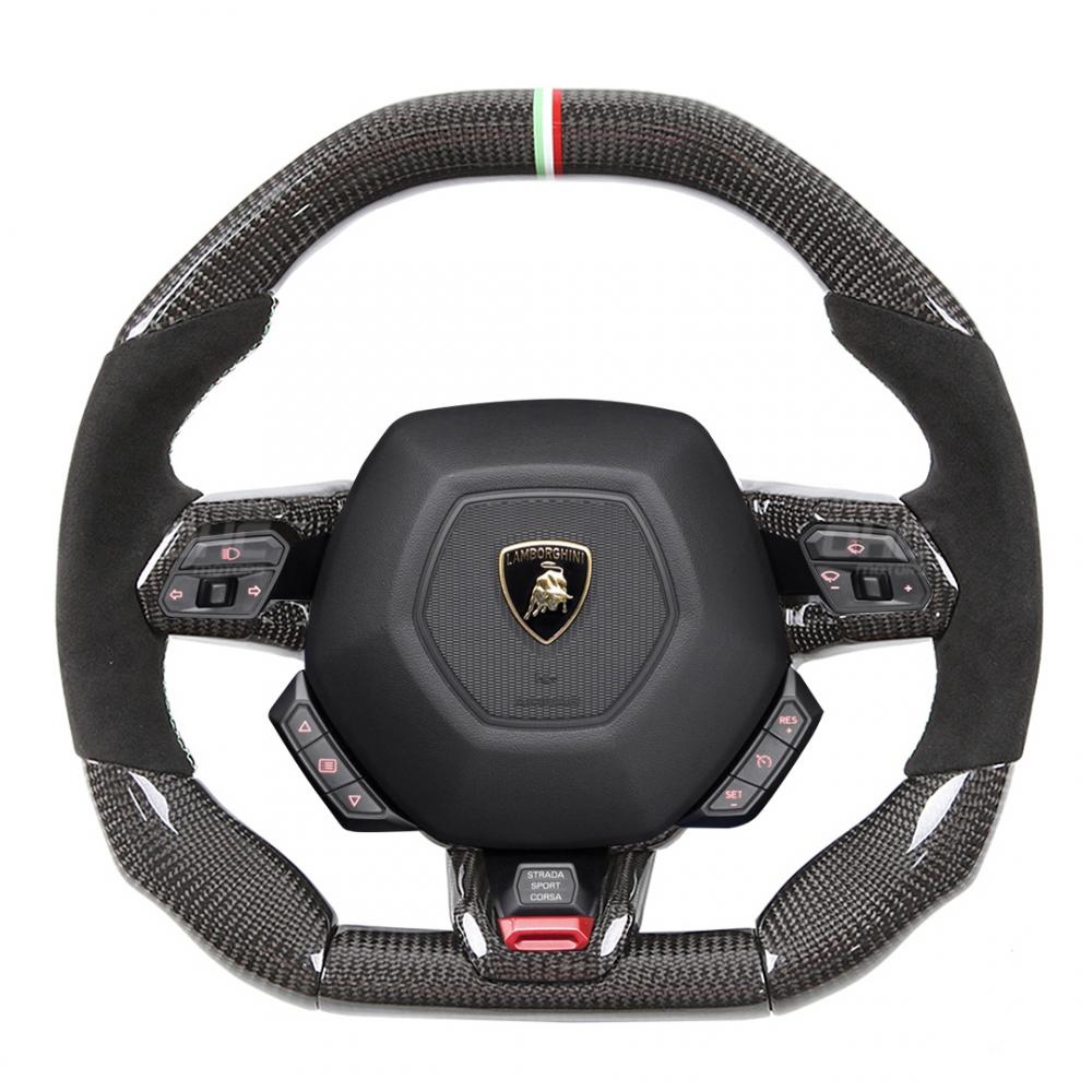 Sterzo in fibra di carbonio Lamborghini