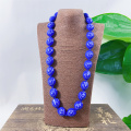 Color azul brilhante Kukui Nut Graduation Lei w/chuuk