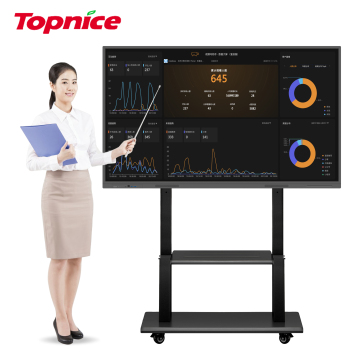 Exibição interativa inteligente de topnice com projeção para conferências e ensino