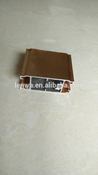 profilo in alluminio oro anodizzato a sabbia