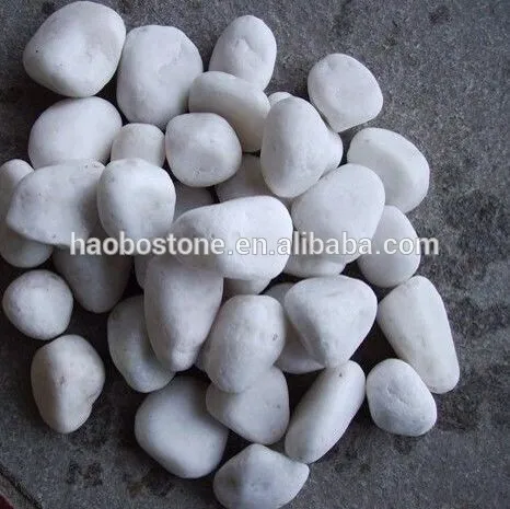 Wholesale Natural Garden Decoration White Pebble Stone