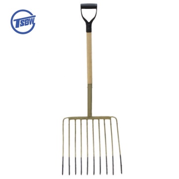 South Africa Forged Hardworking Wooden Handle Garden Fork