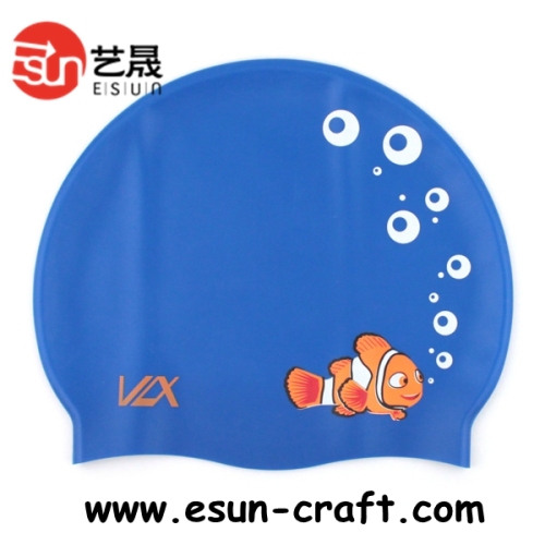 China Manufacture Unisex Very Cheap Price Silica Gel Swim Cap, Various Color Option, Custom Silicone Swim Cap (GSC005)