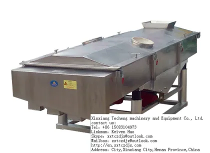 vibrating screener for SAP granules
