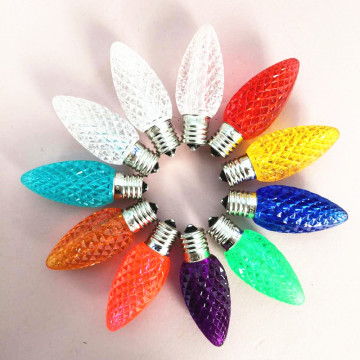 E17 C9 Faceted LED Bulbs Manufacturer for Commercial Holiday Lighting