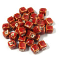 20pcs per bag ceramic beads SQUARE 8MM