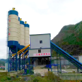 Small stationary simple HZS60 concrete mixing plant