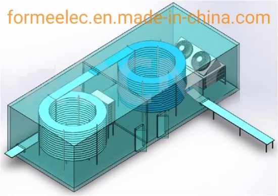 Baking Machine Bakery Equipment Spiral Freezer
