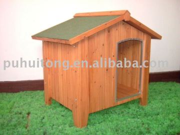 outdoor wooden dog kennel