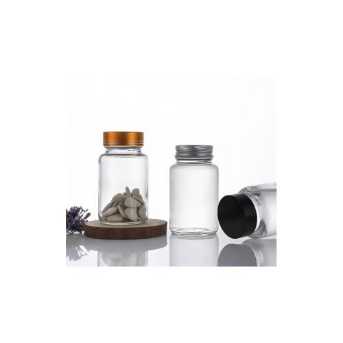 Glass Bottle With Cap 100ml for storing medicines