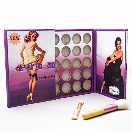 Custom Design Cosmetics Eyeshadow Palette Paper Package Box