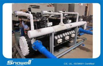 Snowell Block Industrial Ice Maker Machines For Seafood Process , 3p 380v 50hz
