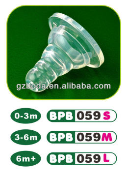 transparent silicone wholesale baby nipple