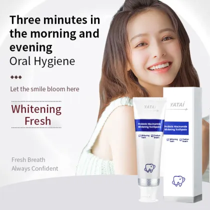 Wholesale Niacinamide Probiotics Toothpaste for Whitening and Oral Care