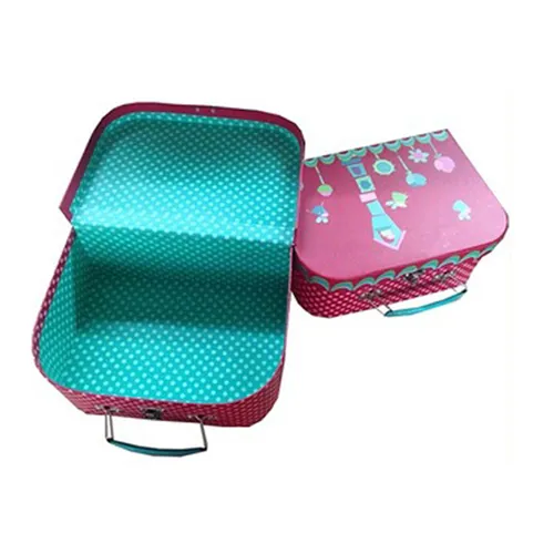 Excellent Hardcover Paper Suitcase Gift Box