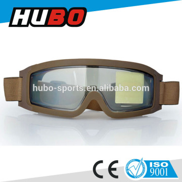 Anti fog coating tactical protected clear lens safety cheap military goggles for army
