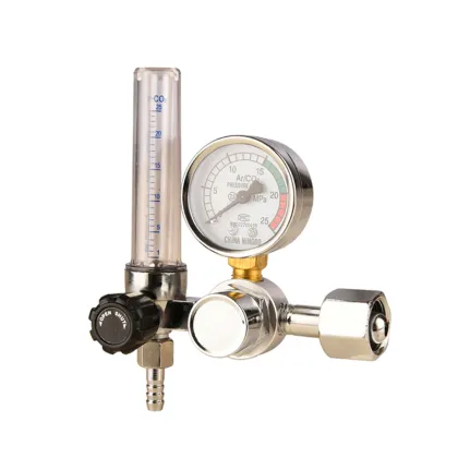 Manufacturer Supply New High Pressure Gas Regulator - Argon Gas Regulator and Valve with Flow Meter