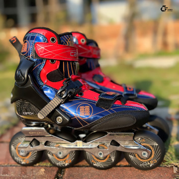Professional High-End Carbon Fiber Freestyle Inline Skates with Advanced Flashing Rollers for Both Children and Adults