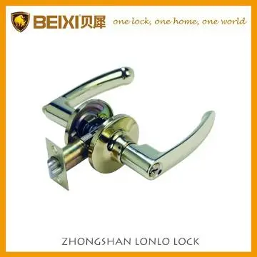 Zinc reversible handle yale key tubular entrance door locksets