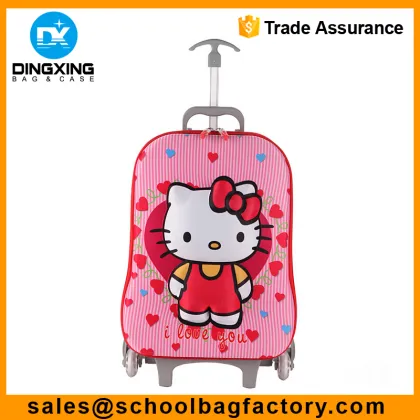 Girls Trolley Bag Kids trolley bag 3D Trolley bag