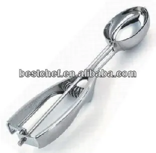 18-10 stainless steel Oval ice cream scoop