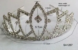 rhinestone tiaras crowns