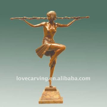 bronze angel statue