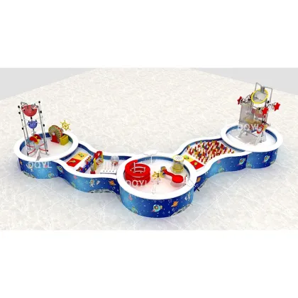 Water Play and Exercise Table: Fun Kids Park Equipment for Indoor Play Areas