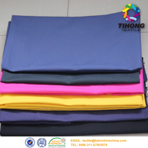 dyed cotton canvas wax fabric