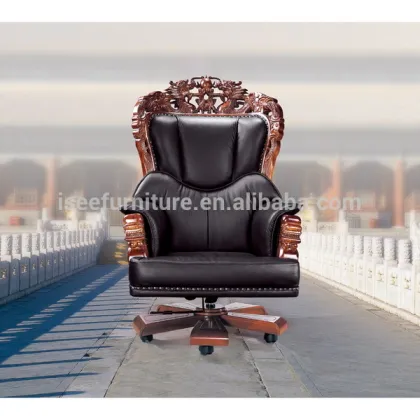 royal classic wooden office boss chair IH013