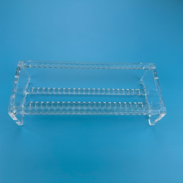 Custom Quartz Annealed Ships for Semiconductor Silicon Socket Cleaning - Various Sizes
