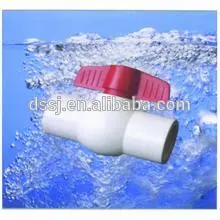 ASTM BS DIN standard Plastic PVC ball valve stocke and thread ball valve