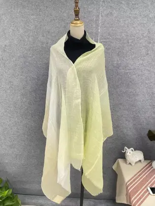 Colorful Favorable 100% Pure Linen Fiber Flax Shawl