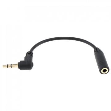 TRRS to TRS Microphone Adapter Cable for DSLR Cameras, PCs, Wireless Mics, and Laptops