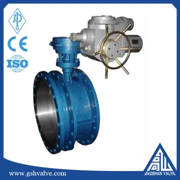 water,gas,etc,oil Media and Butterfly Structure electric actuator flange butterfly valve