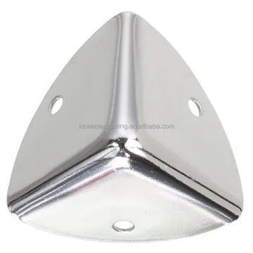 Hot Selling Triangle Fan Wrap Angle Protector with Three Holes Corner Brackets for Wooden Boxes - 90 Degree Corner Protection