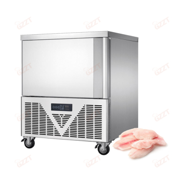 Rapid Freezing Cryogenic Freezer Blast Chiller Refrigerator with Stainless Steel Trays