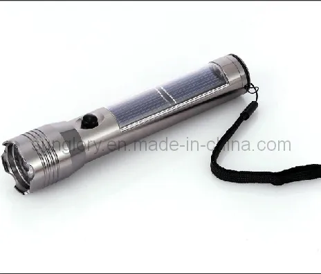 Portable Solar Torch, Solar Flashlight with CE&RoHS Certificate