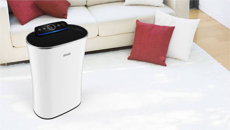 Smart Air Purifier for Home  APP Control with Timer HEPA Filter Air Freshener Remove Allergens for Dust Odor Pollen Smoke