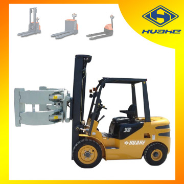 3Ton Diesel Forklift with Paper Roll Clamp Attachment (HH30Z)