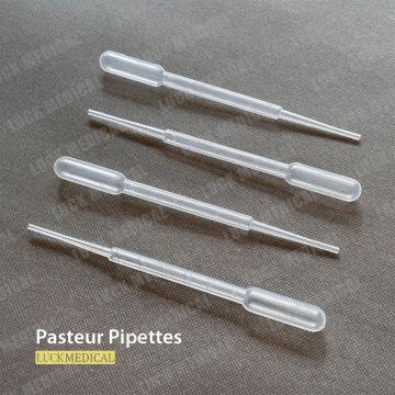 Plastikpasteur -Pipettenspitze in der Mikrobiologie