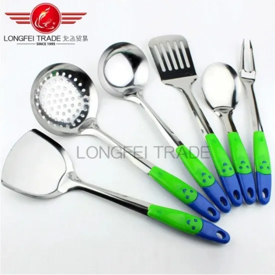 Full Sets Stainless Steel Kitchen Utensils Wholesale for Cookware