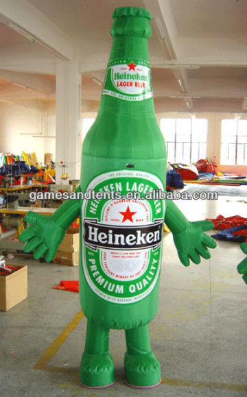 advertising inflatable costumes,inflatable bottle costumes,inflatable walking costumes F6003