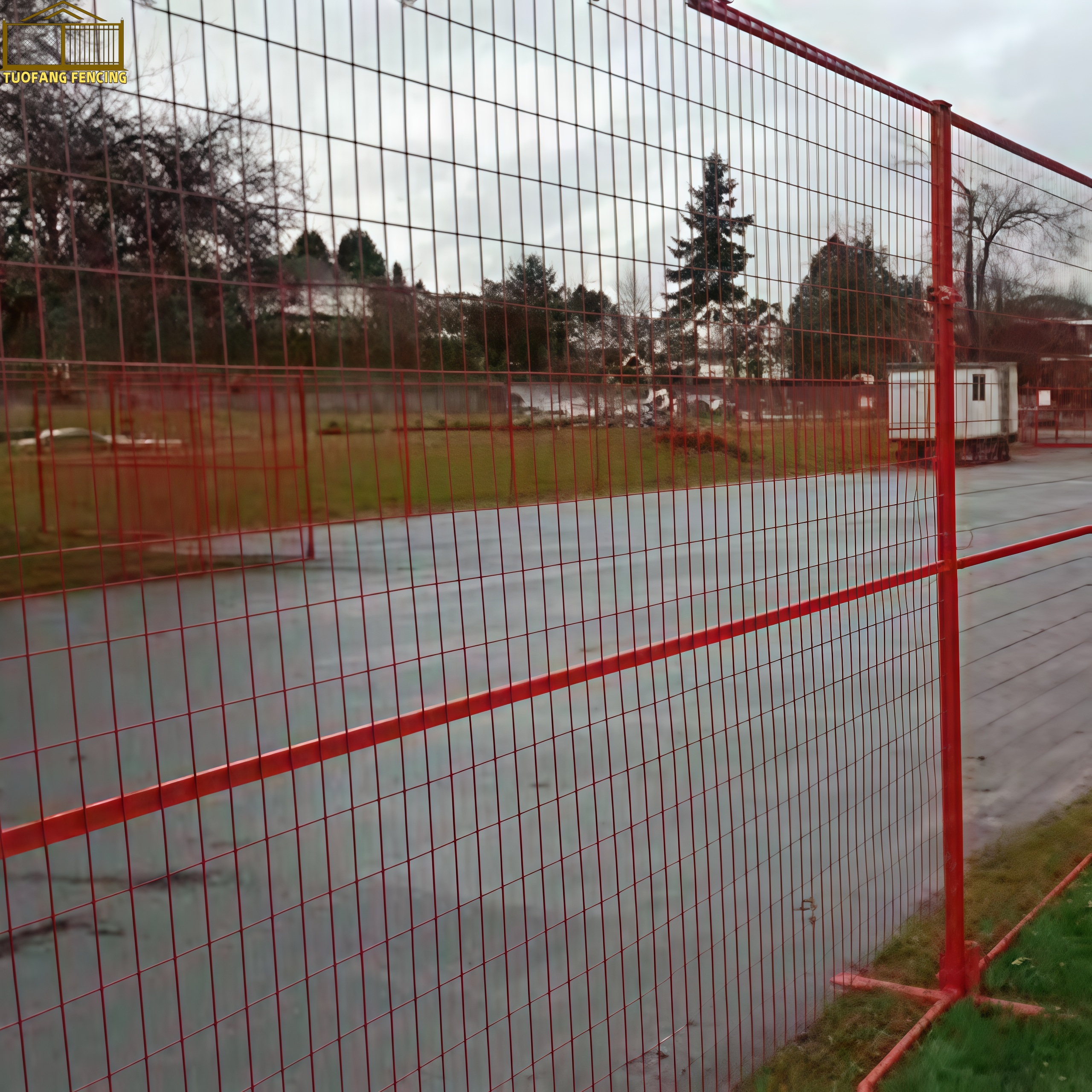 Оцинкованные панели временного ограждения для строительства