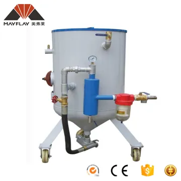 High Quality Mini Pressure Dustless Portable Sandblasting Wheel Sand Blasting Pot