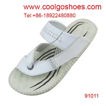 wholesale men casual leather slippers