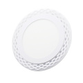 High Brightness Round Flat Double Color Panel Light