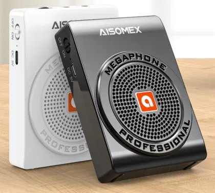 Portable Tour Guide Loudspeaker with Wired Microphone for Voice Amplification