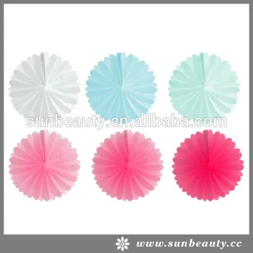 Decorative hand fans wedding favors for wall hanging